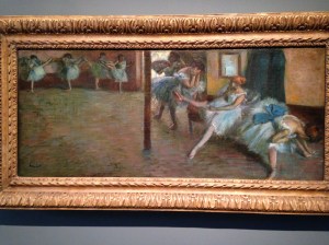 Edgar Degas "The Ballet Rehearsal"